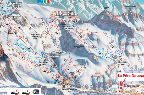 Mappa Valtournenche
